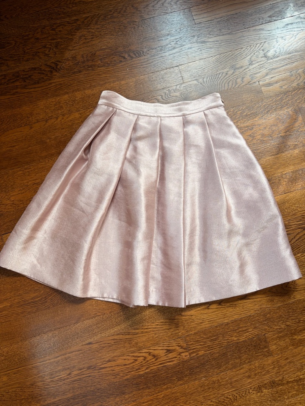 Rachel Parcell Blush Pink Pleated A-Line Skirt